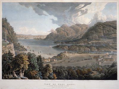 View of West Point, United States Military Academy by William Havell